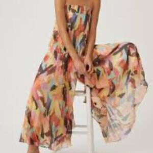Waistless Jumpsuit in Multicolor by Ranna Gill (SP)